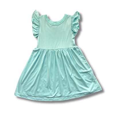 Aqua Breeze Ruffle -CANADA-Dress
