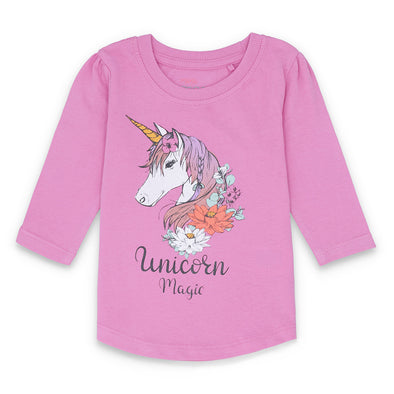 Unicorn Magic-UK- Girls Glitter Top