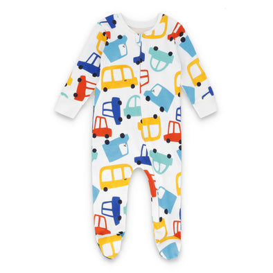 My Cars and Trucks - Zip up Romper