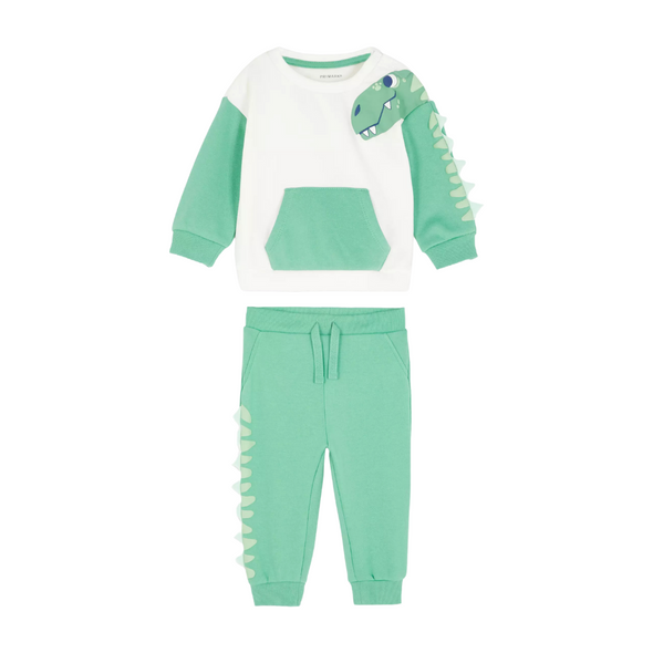 P-|Mark 3D Dino Sweatshirt & Jogger Pants Co-ord Set